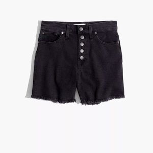 Madewell denim button fly shorts